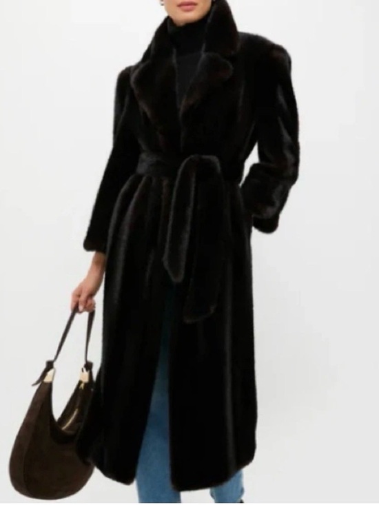 tuckernuck Jackets & Blazers - TUCKERNUCK NWT Brown Fur Carmella Coat size medium